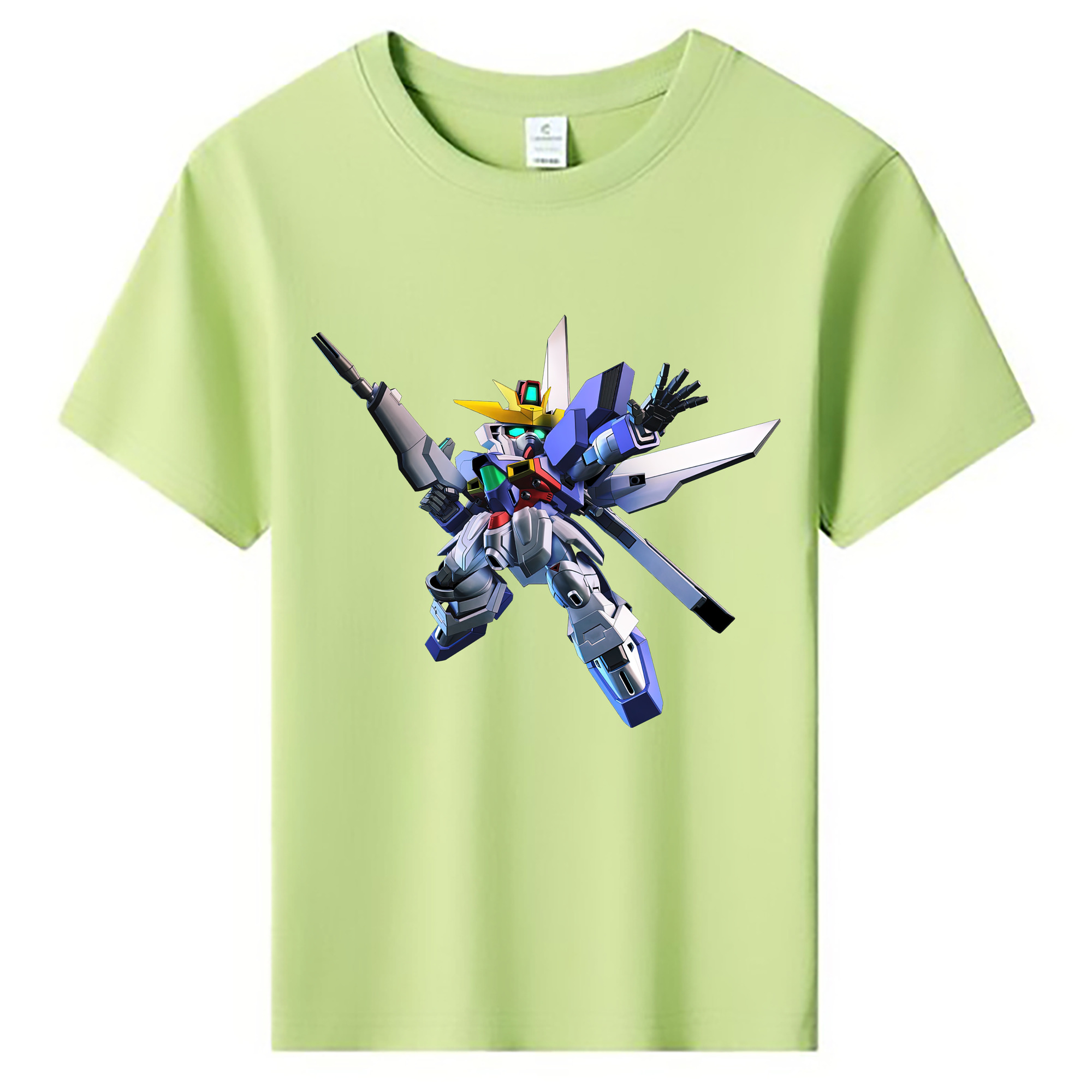 （画像用） 機動戦士ガンダム Mobile Suit Gundam 綿100％キッズTシャツ（フロントプリント）